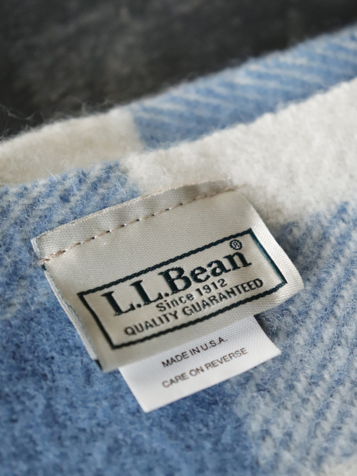 L.L.Bean,Vintage,Blanket,USA