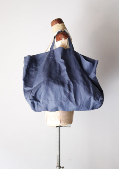 Dead stock,irish linen fabric,brown.remake,tote bag