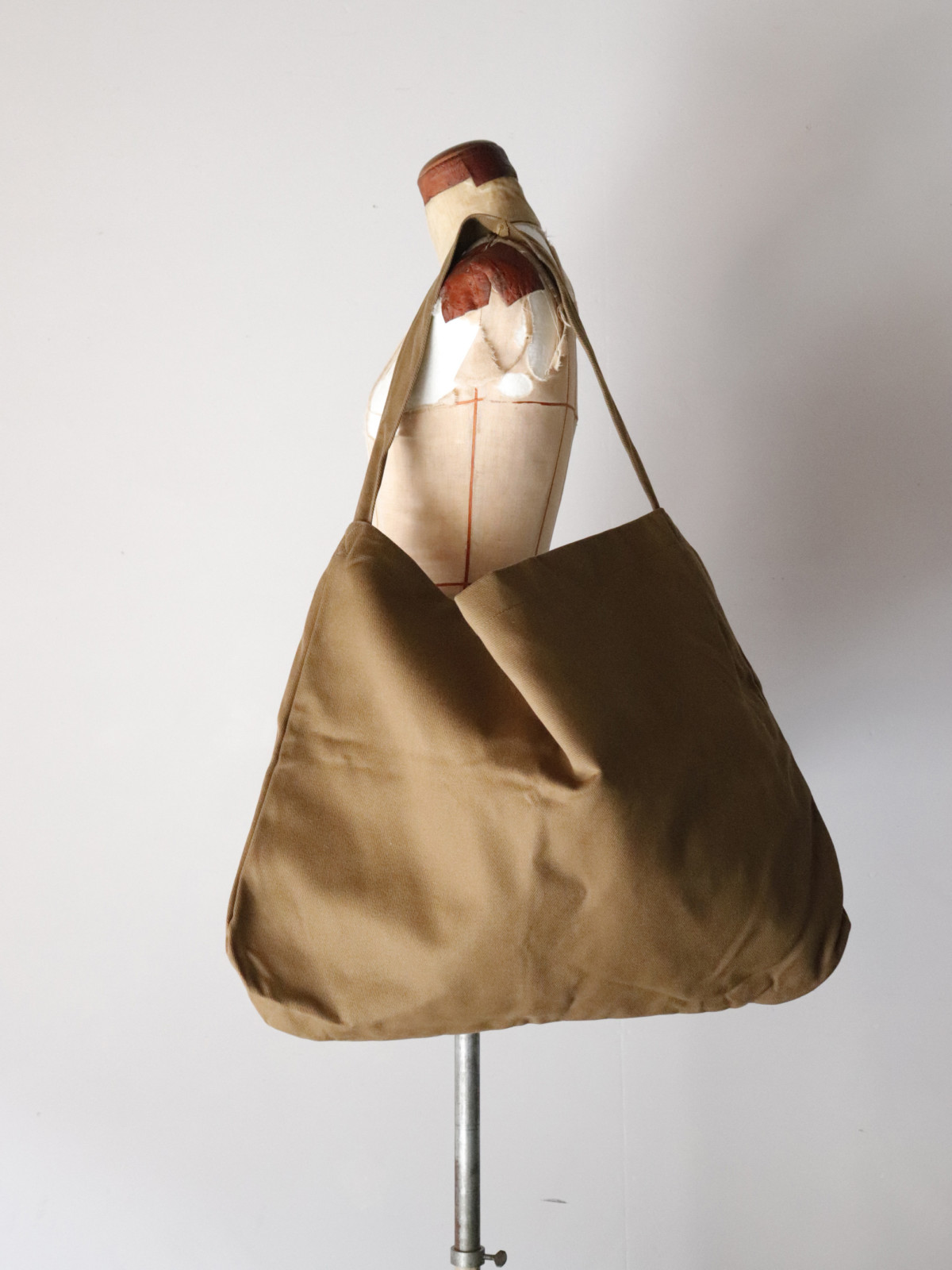 Dead stock,Swiss army,canvas cotton, brown remake, bag