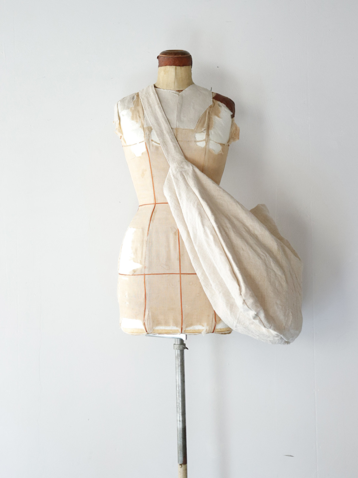 Hungarian linen fabric,BROWN.remake,bag