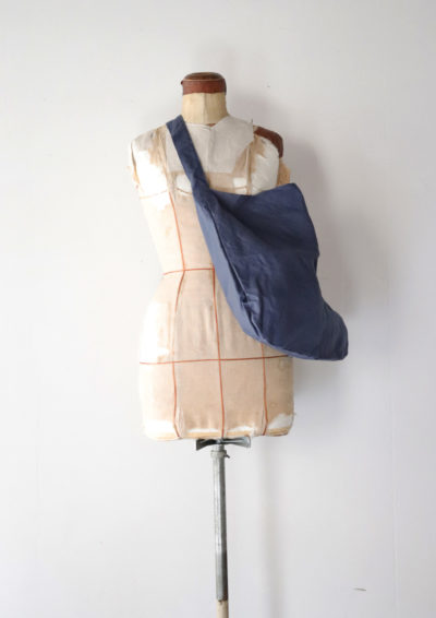 Dead stock,irish linen fabric,brown.remake,bag