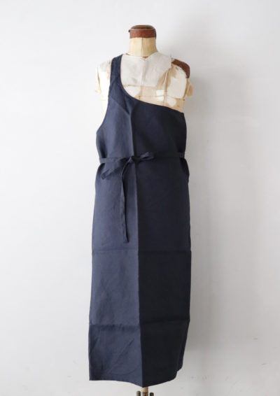 Dead stock,irish linen fabric,brown.remake,apron