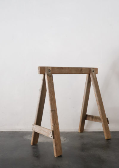wood sawhorse,USA,vintage