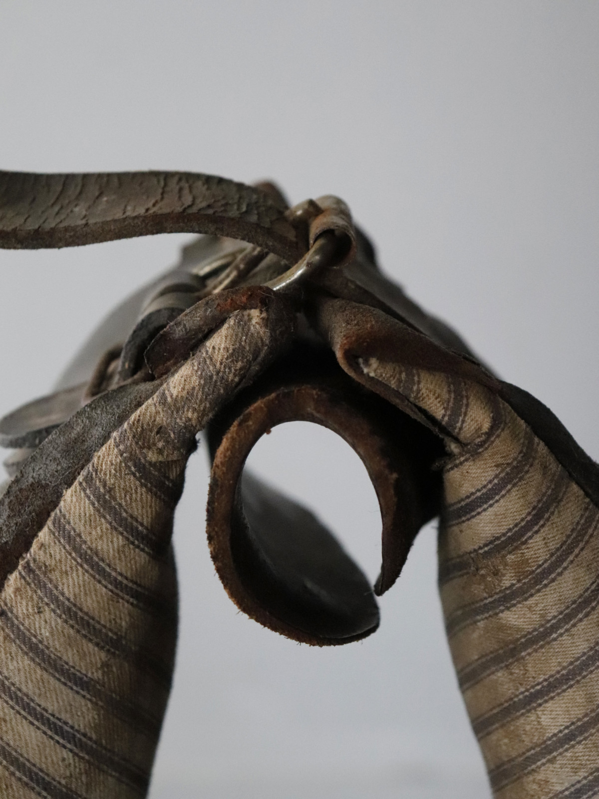 leather horse yoke,1800's,antique,USA