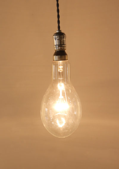 nickel plated,lamp,usa,vintage