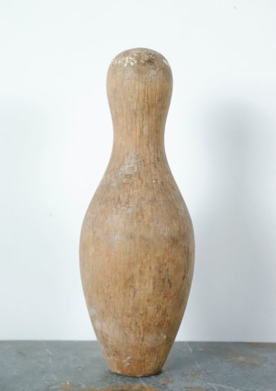 1920's,wood,bowling pin,usa,antique