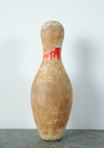 1920's,wood,bowling pin,usa,antique