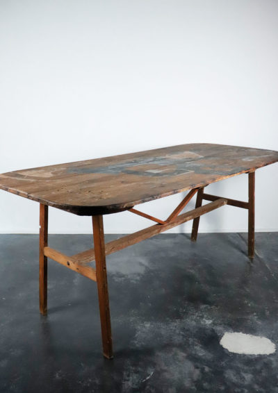 work table,wood table,usa,vintage,table