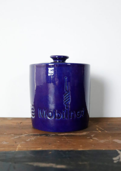 vintage,GTE Mobilnet,heath ceramic,USA,pottery,jar,