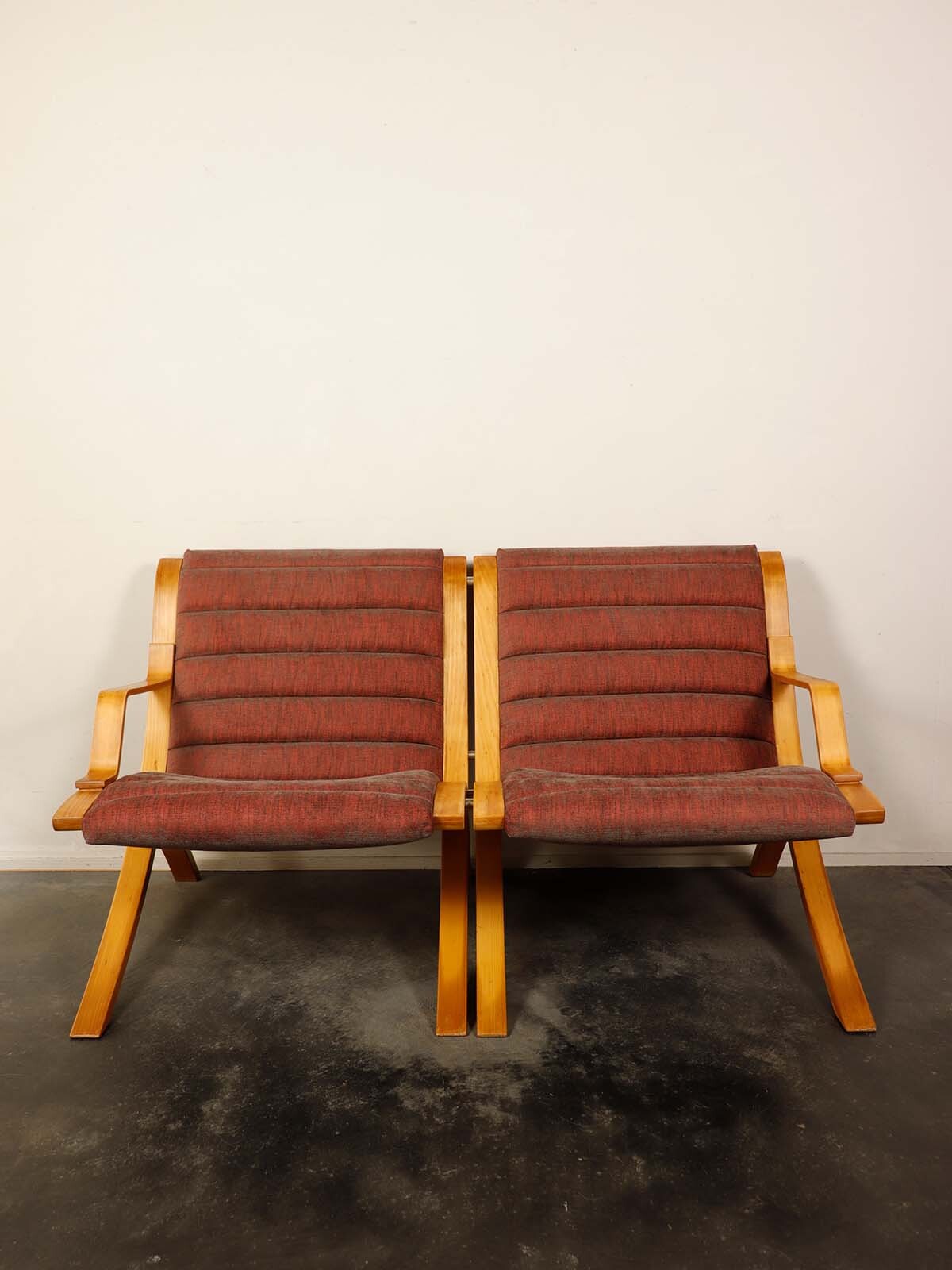 1970's,AX 2seater sofa, Peter Hvidt & Orla Mølgaard Nielsen ,Fritz Hansen,Denmark,,beech wood