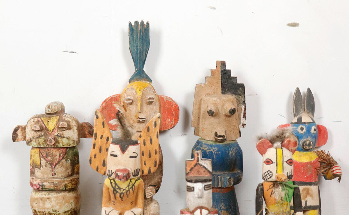 _Native american,vintage,kachina doll, mid century,hopi,USA
