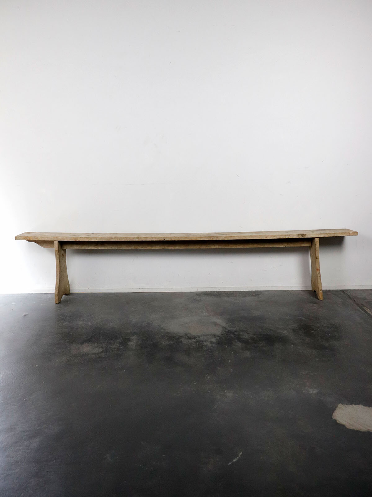 1900's,pine wood,long bench,france