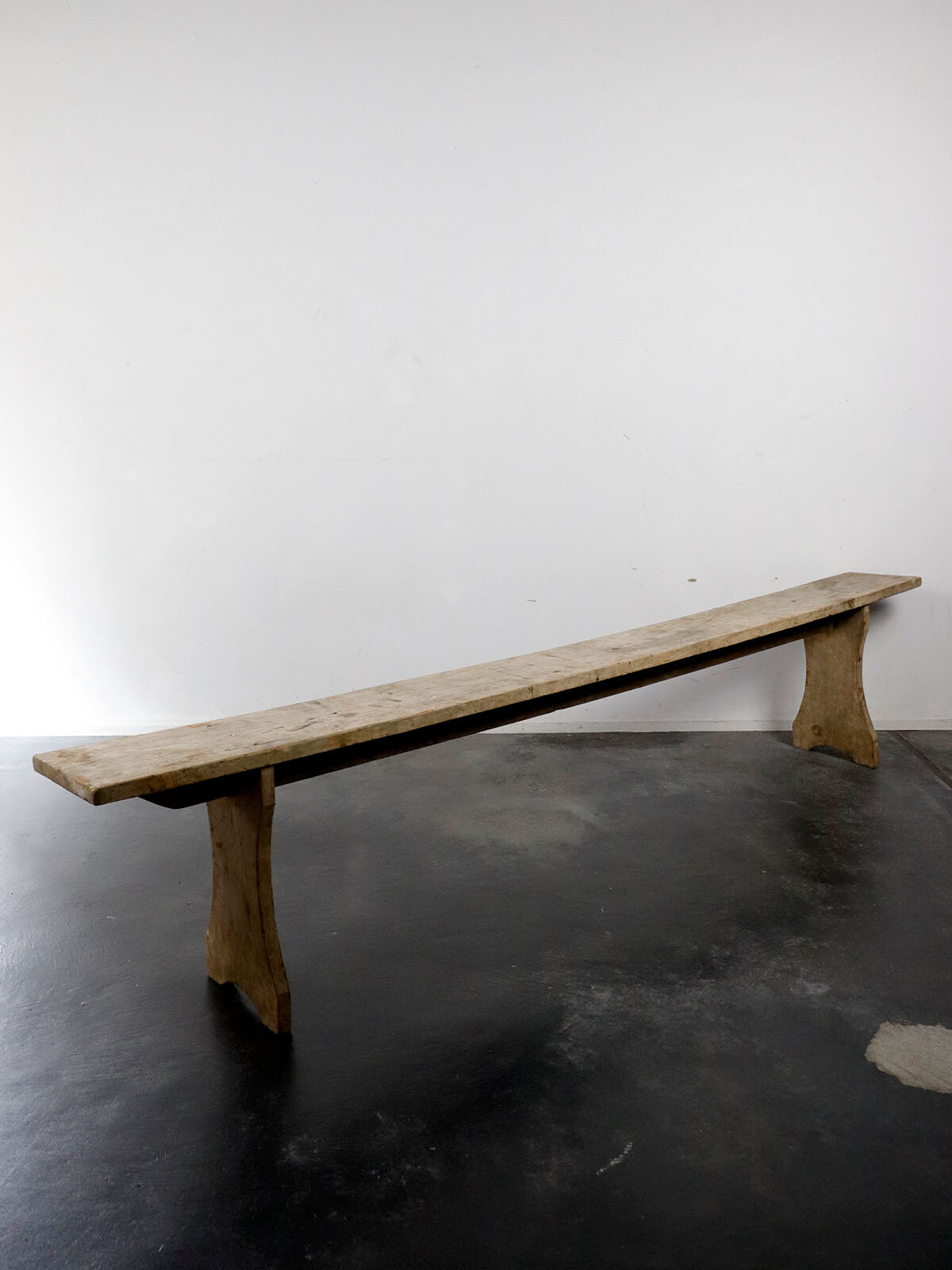 1900's,pine wood,long bench,france