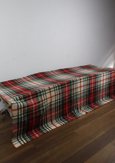 L.L.Bean,1960's,wool blanket, tartan check, vintage