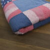 vintage,handmade quilt, flag quilt, USA,patchwork,comforter