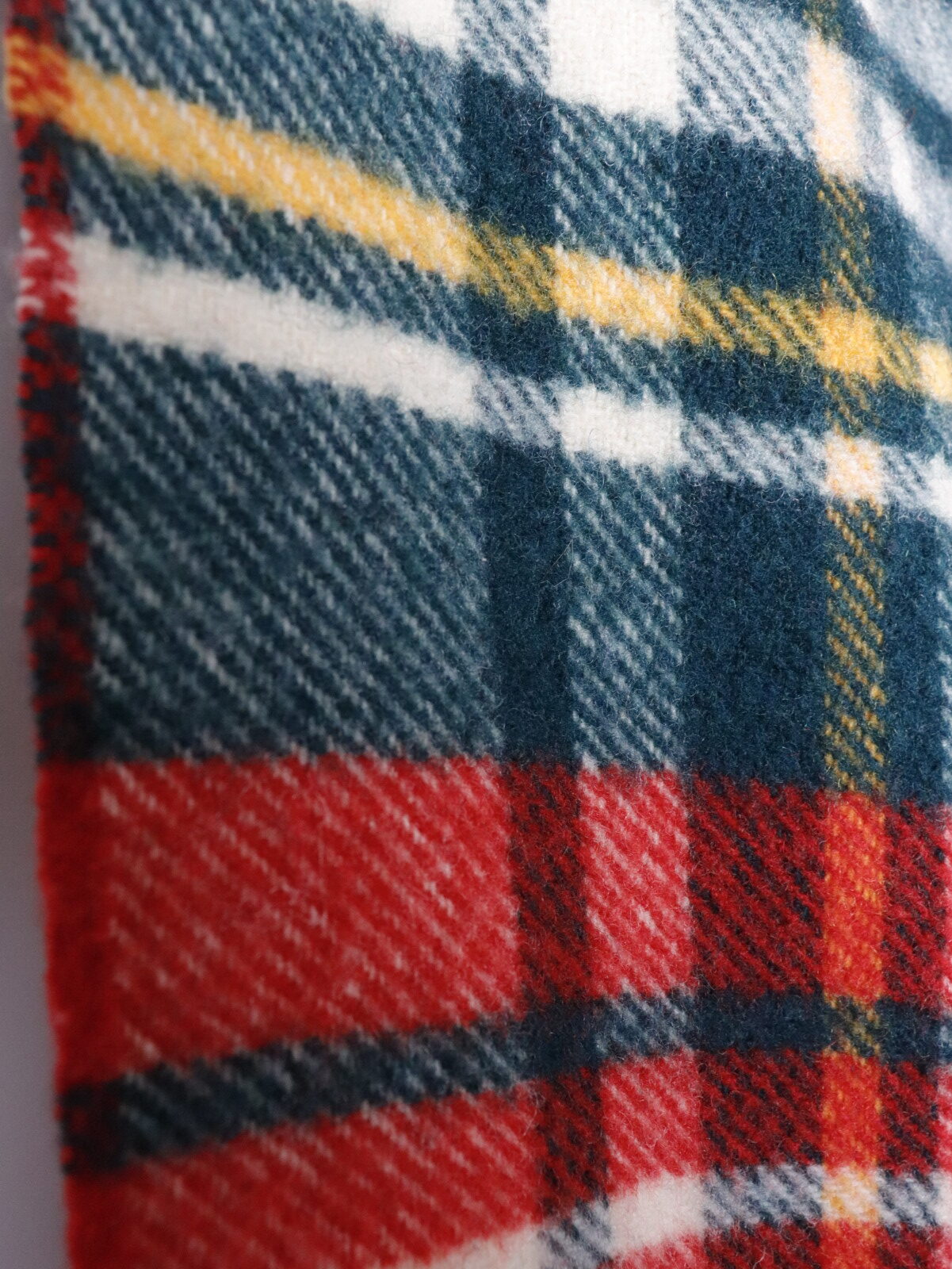 L.L.Bean,1960's,wool blanket, tartan check, vintage