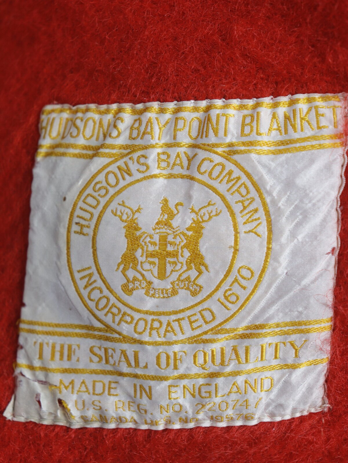 1950's,hudson's bay blanket,cushion,BROWN.remake,made in England,vintage