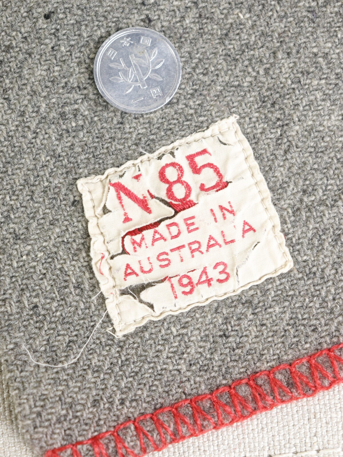 1943's,WW2,Australian Military,Blanket,wool blanket,vintage,Australia