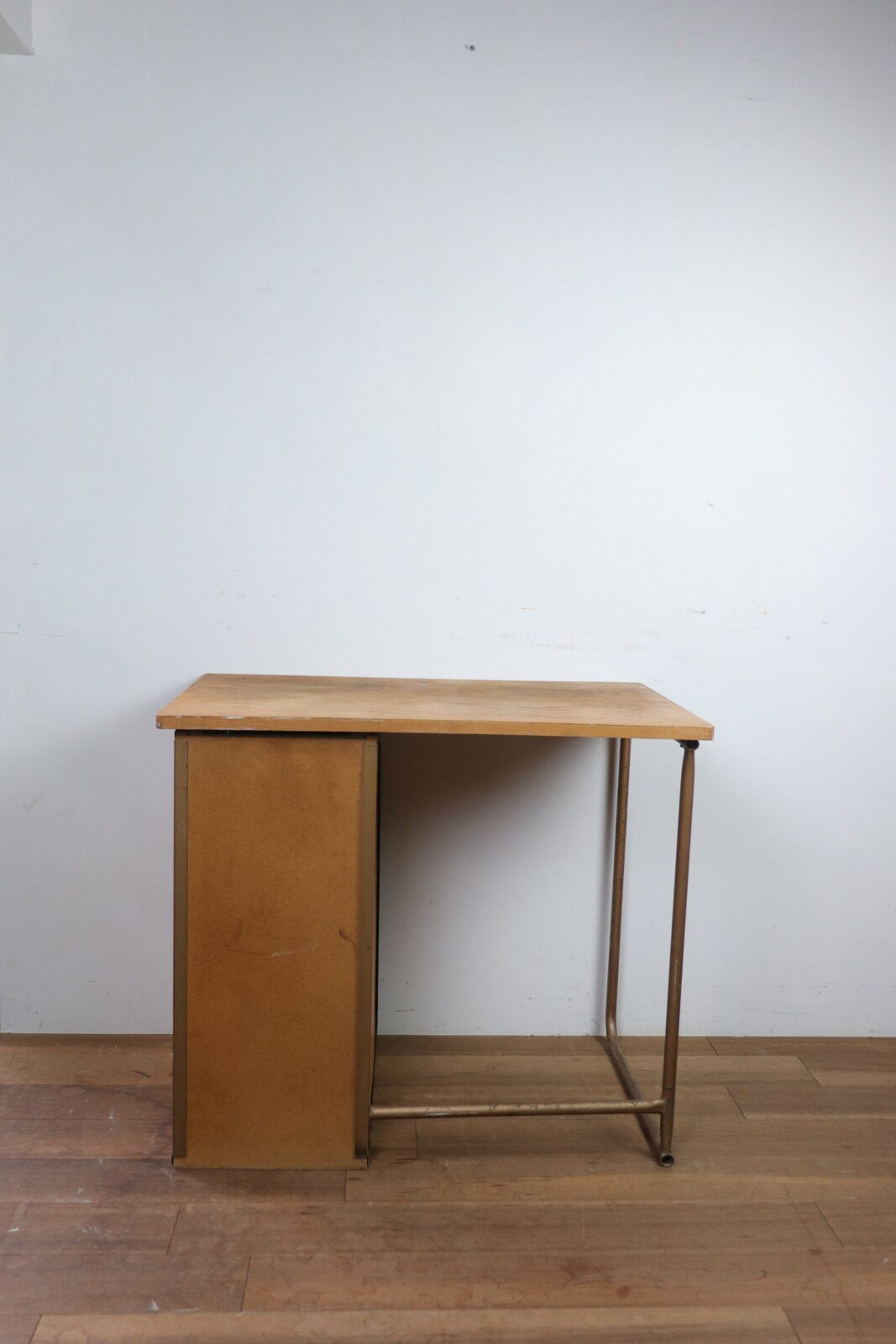 1940's,child desk,woodxmetal desk,france