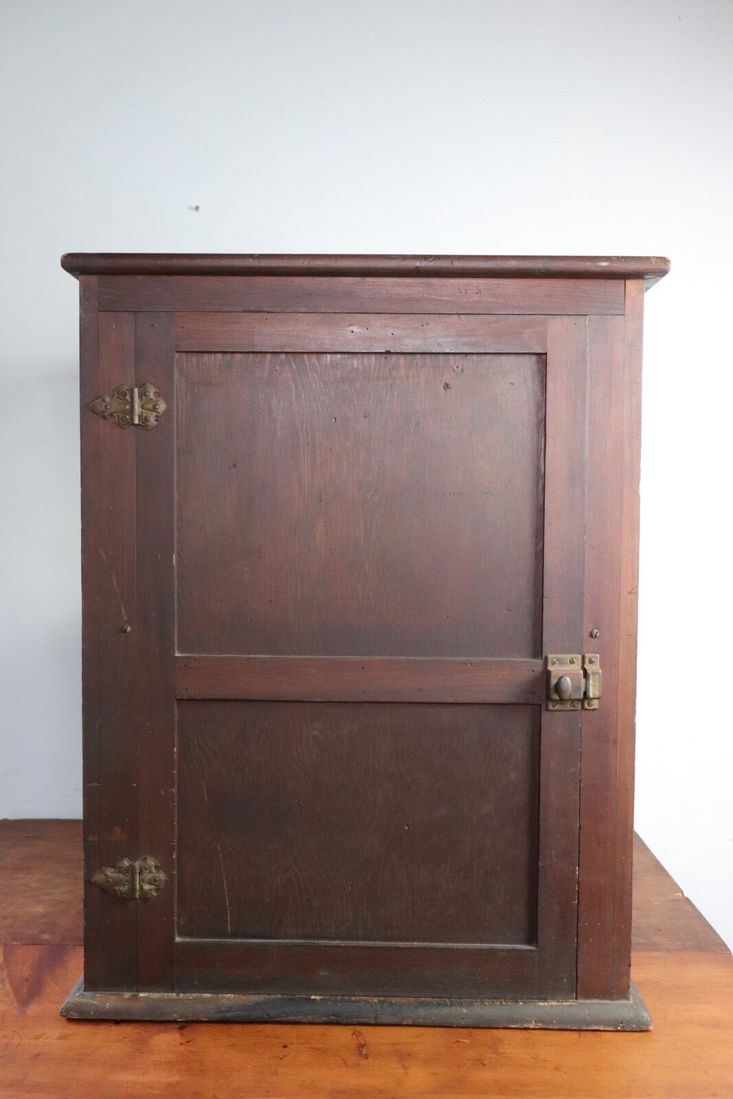 1920's,antique,ciger case,USA,oak wood,