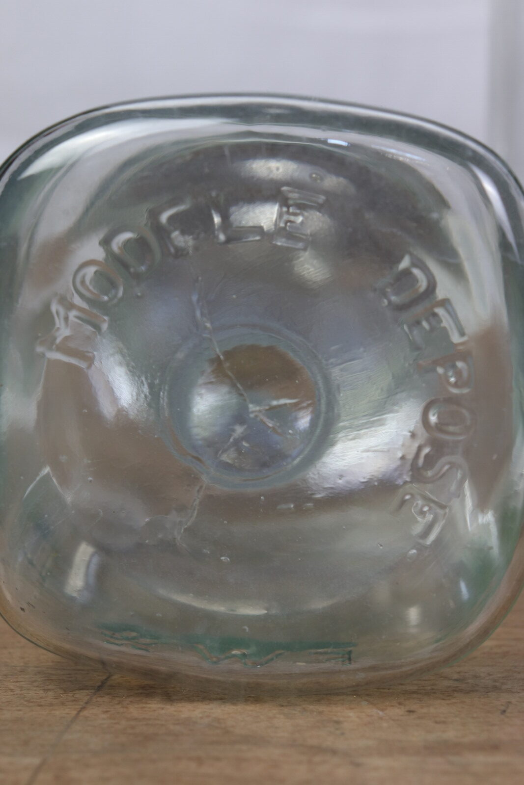 1930's,glass jar,france,antique