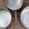 copper pan set of 3,vintage,france,copper pan