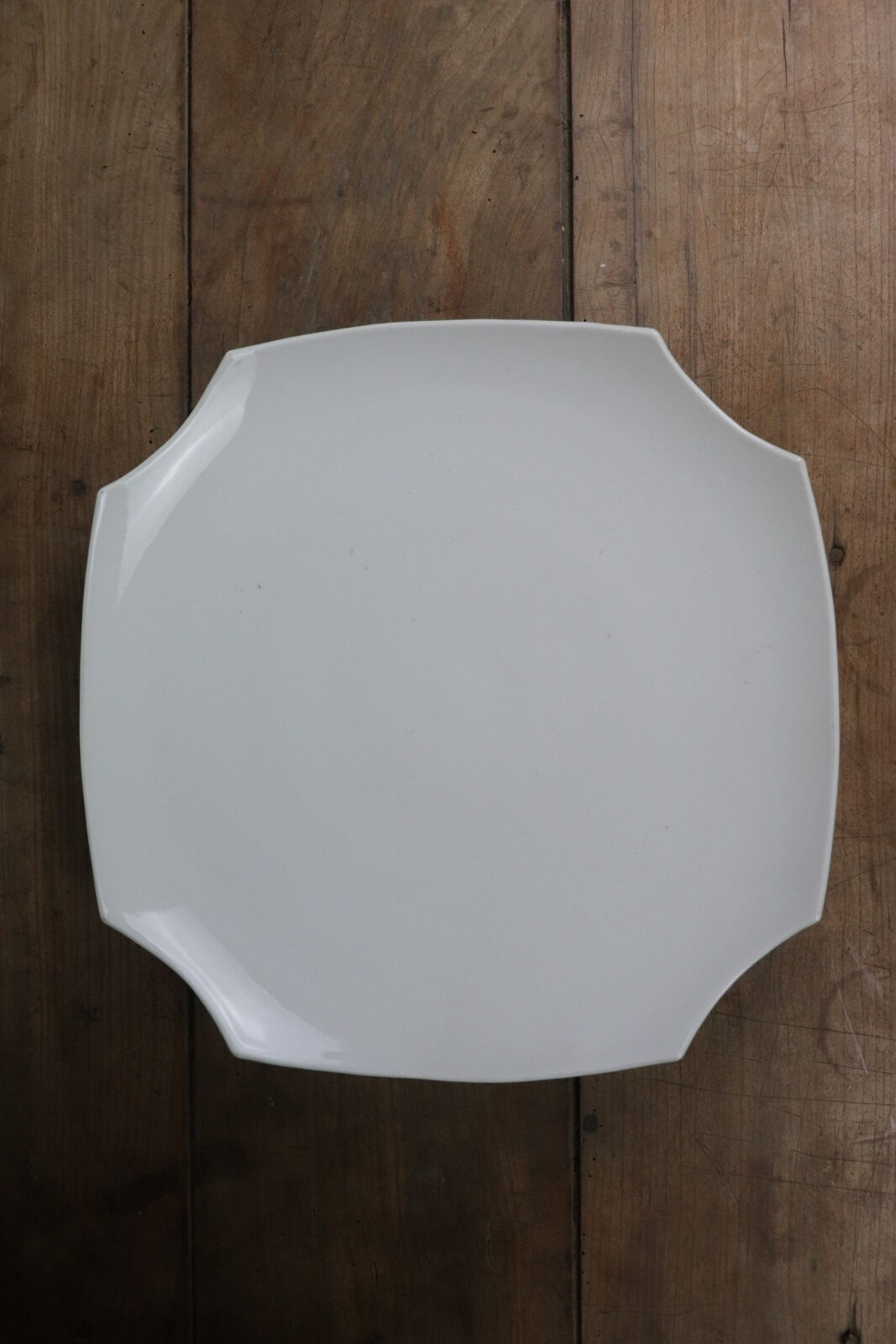 vintage,france,octagonal pottery plate,large plate