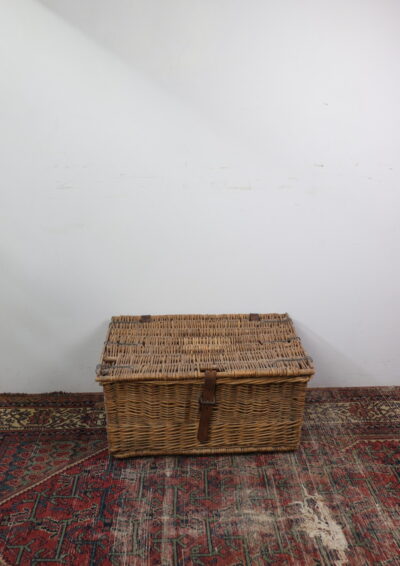 wicker basket trunk for bird,france,vintage,basket