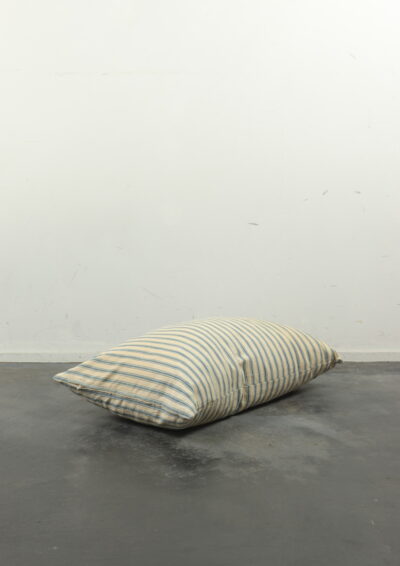 BROWN.remake,cushion,vintage,ticking,USA,1930's