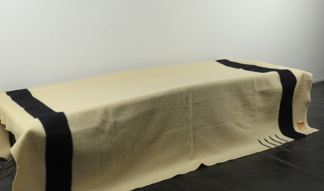 40S 50S HOUDSON'S BAY/ハドソンベイ　ブランケットパーカー Iconic!! Vintage 50s Hudson Bay Striped Pure Wool Blanket