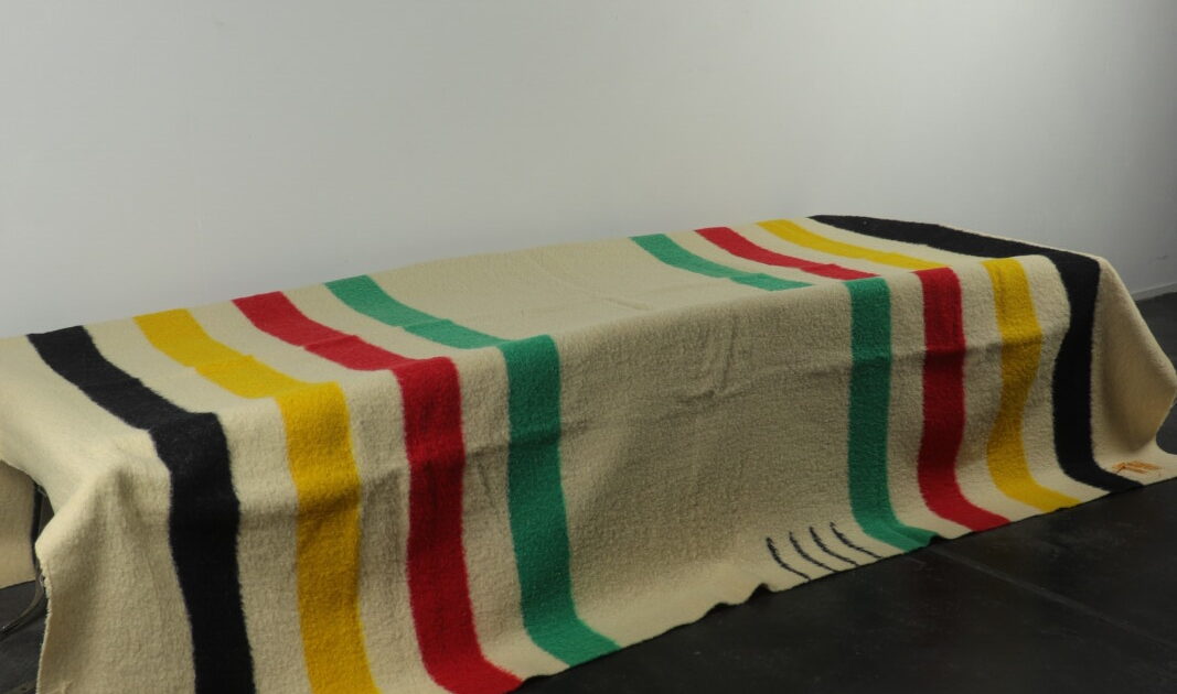 1950～60's “Hudson's bay” 4point wool blanket – BROWN. | 京都