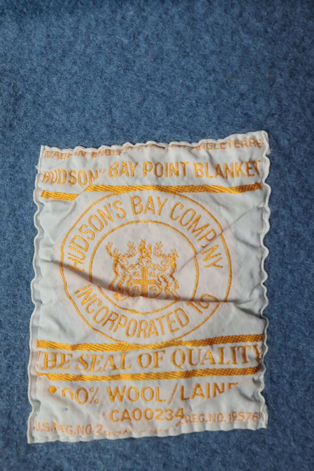 Hudson's bay blanket,point blanket,wool blanket,vintage,England