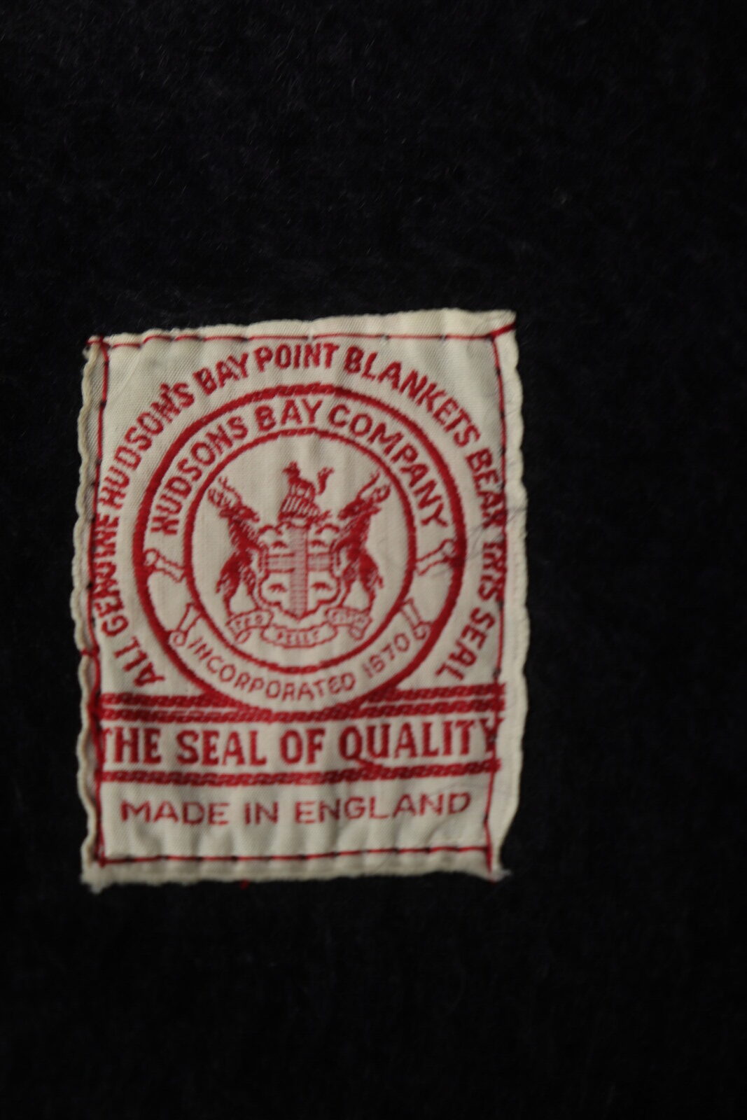 1950's,Hudson's bay blanket,point blanket,wool blanket,England,antique