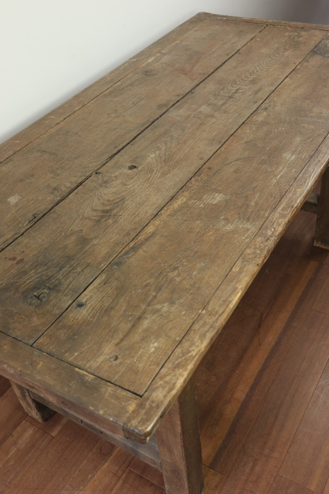 1940's,france,antique,table,oak wood table,