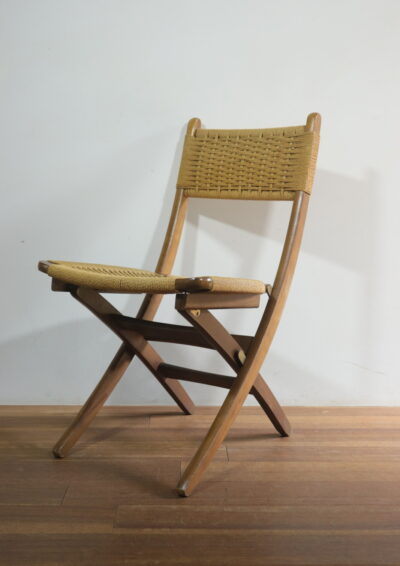 MCM,rope chair,paper code chair,folding chair,dining chair,yugoslavia
