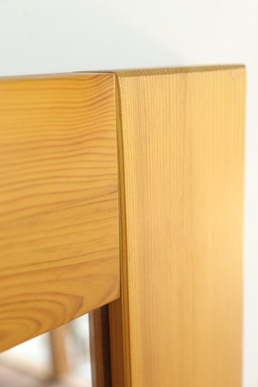 1960~1970's Danish pine wood mirror – BROWN. | 京都 二条新町