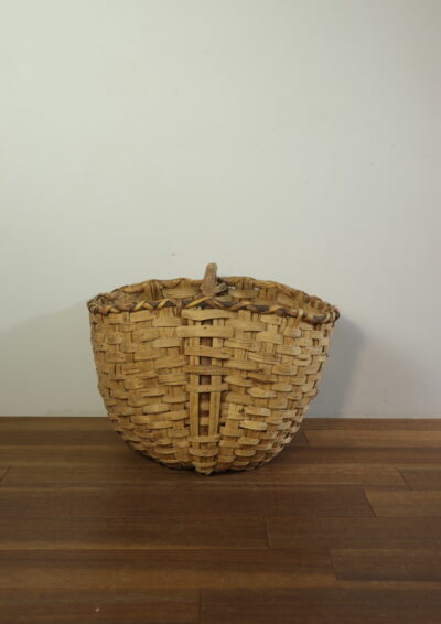 1970's,gathering basket,oak splint basket,Turkey,vintage, basket