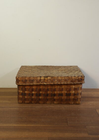 Early1900's,oak split basket box,antique,basket,USA,