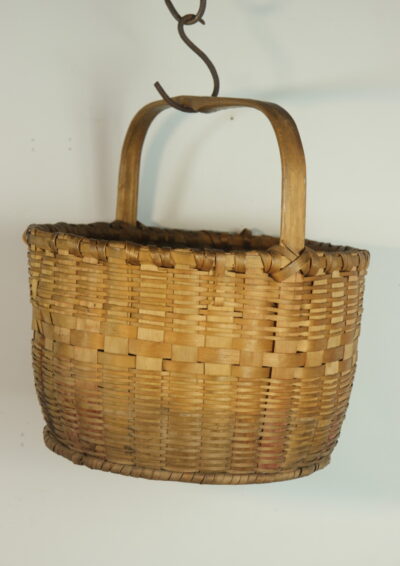 Early1900's,oak split basket market basket,antique,basket,USA,