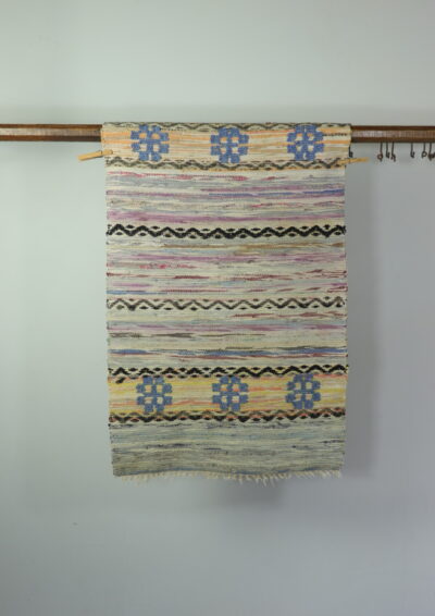 1930~40's,rag rug,sweden,swedish rug mat,vintage