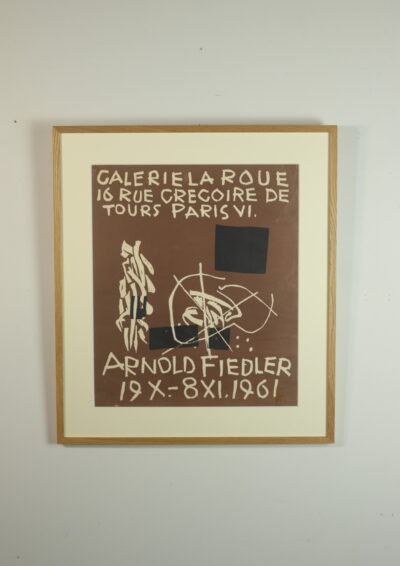 IMG1961'sexhibition Poster,Arnold Fiedler, framed poster