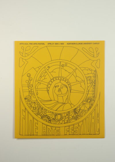 1969's,fine art festival,poster,USA,Michael Phillips