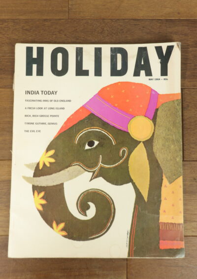 1960',HOLIDAY MAGAZINE,INDIA ,vintage