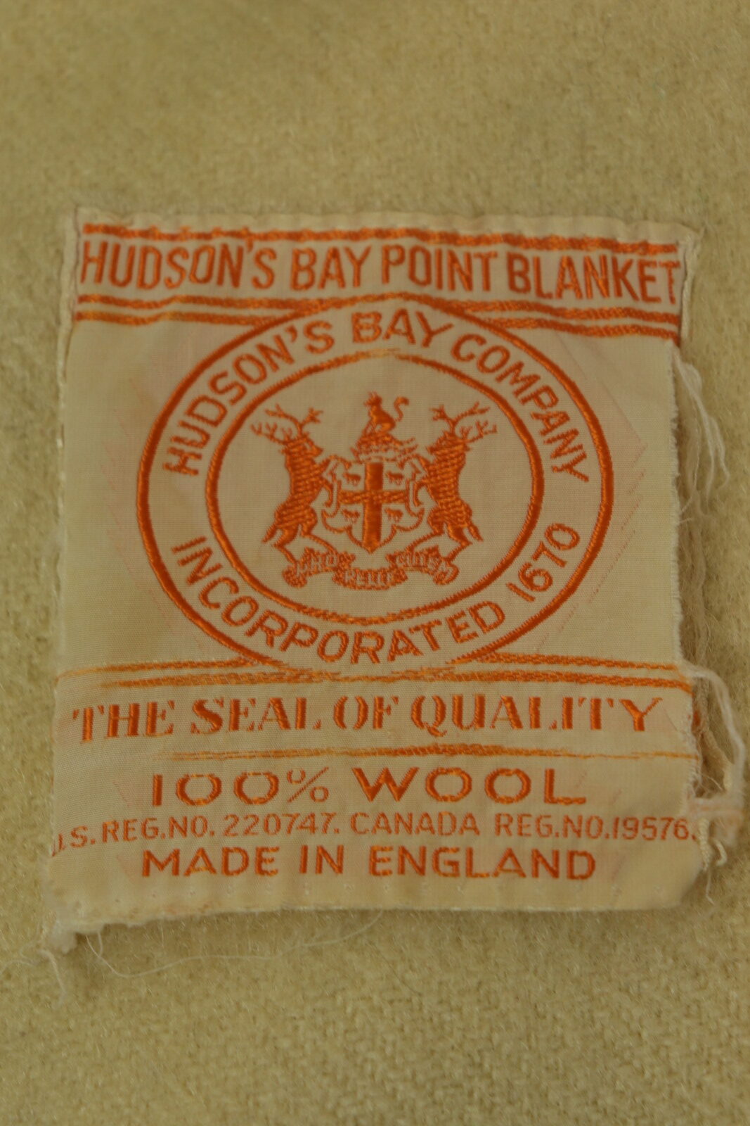 Hudson's bay,Wool blanket,England,Canada,vintage,1950-60's