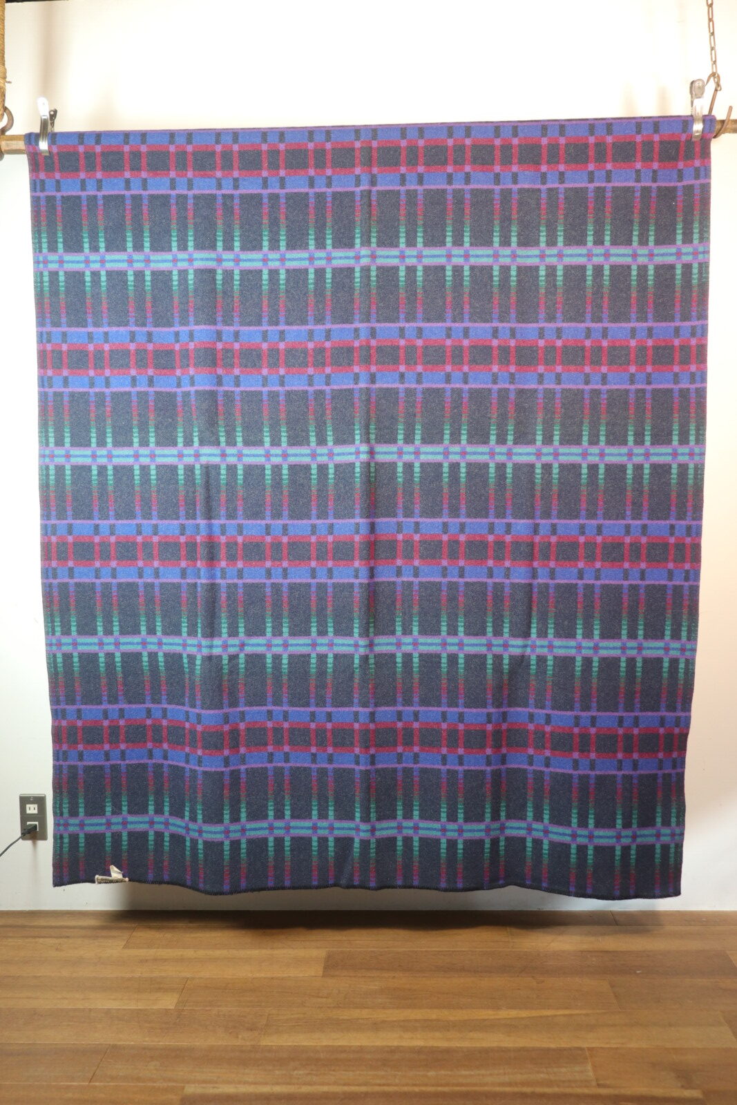 L.L.BEAN,1980's,Wool blanket,USA,vintage