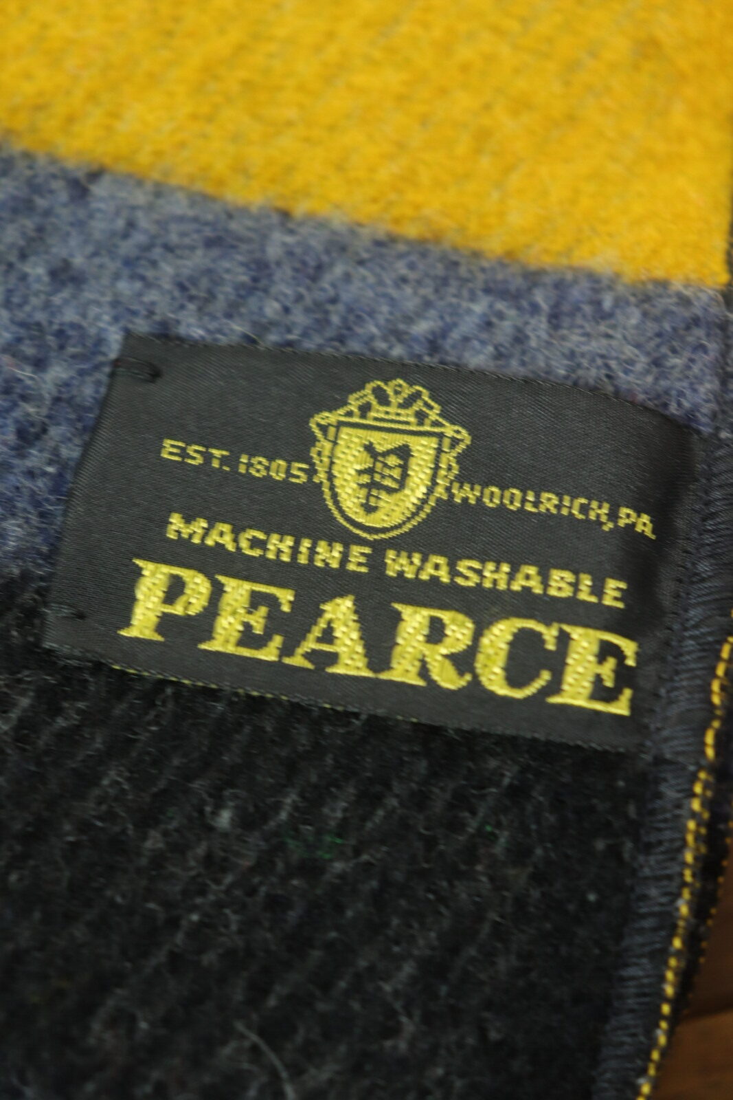 PEARCE blanket,Wool rich,vintage,wool blanket,USA