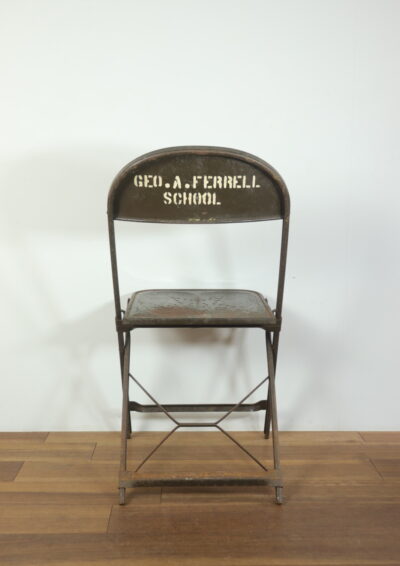 Norcor,vintage,metal folding chair,USA,school chair