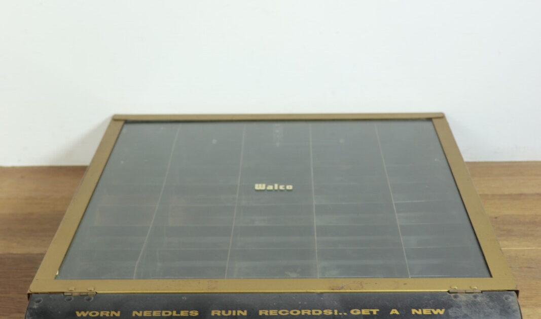 1940-50's “Walco” glassxmetal container – BROWN. | 京都 二条新町