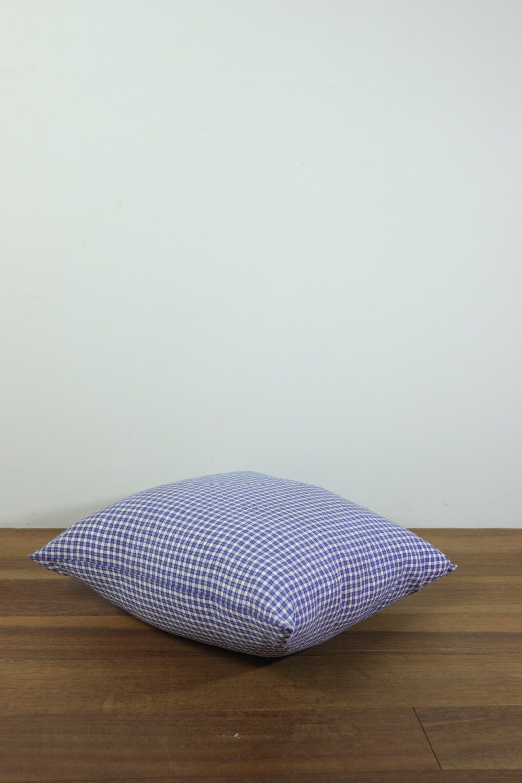 french cotton fabric,France,vintage,french cotton check cushion,cushion,Brown.remake