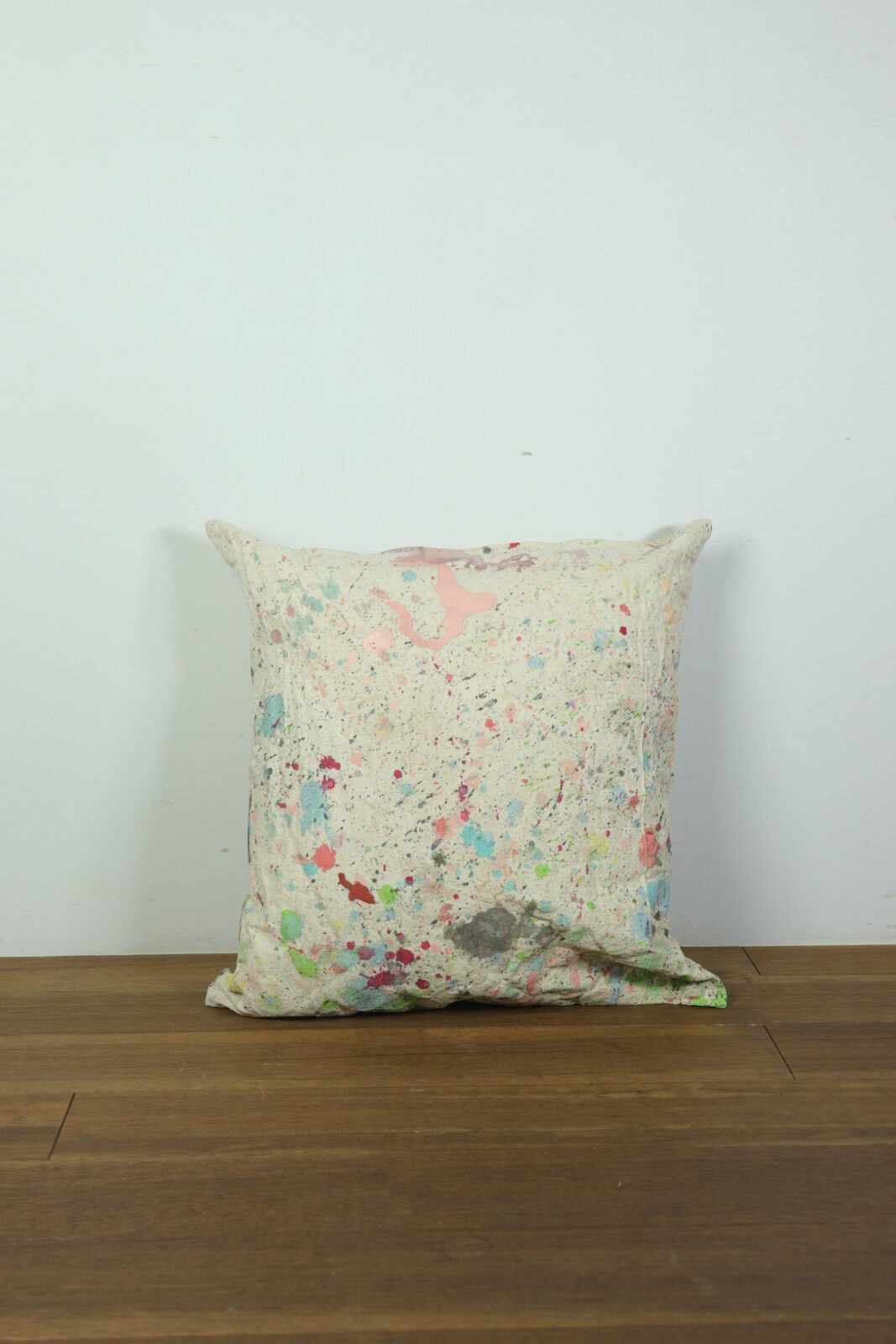 Brown.remake,cushion,paint fabric,used,USA